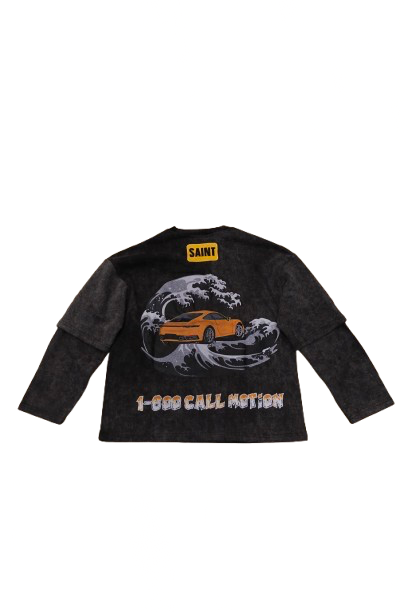 Le Saint Double Sleeve (ALL BLACK)